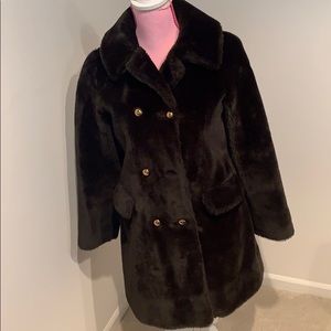 Faux fur coat